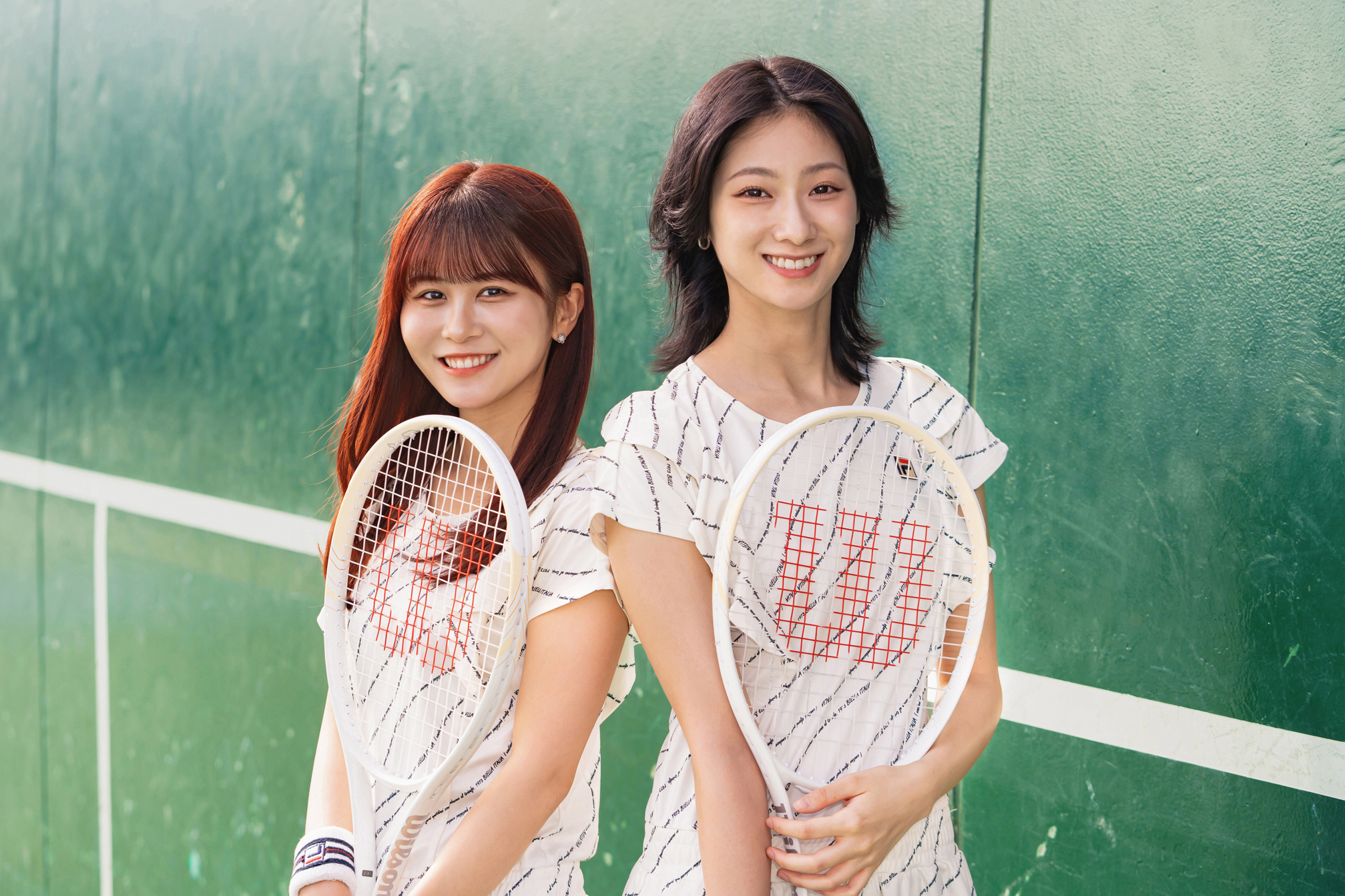 彼女のサーブ&レシーブ